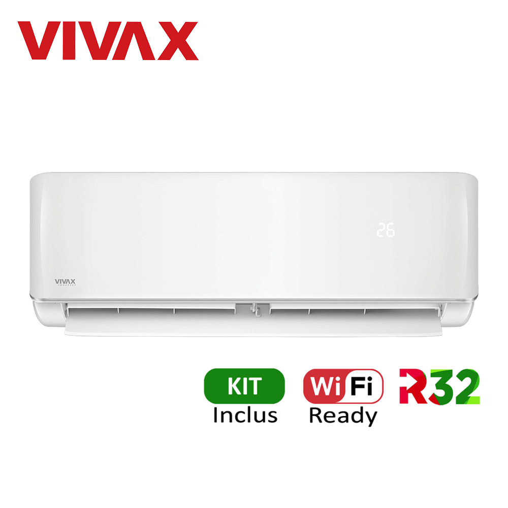 Aer conditionat Vivax R-Design 24000 BTU - Kit inclus