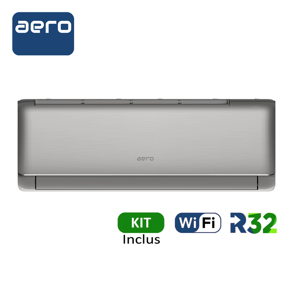 Aer conditionat Aero Elite 12000 BTU - WiFi, Kit inclus, Grey Shadow