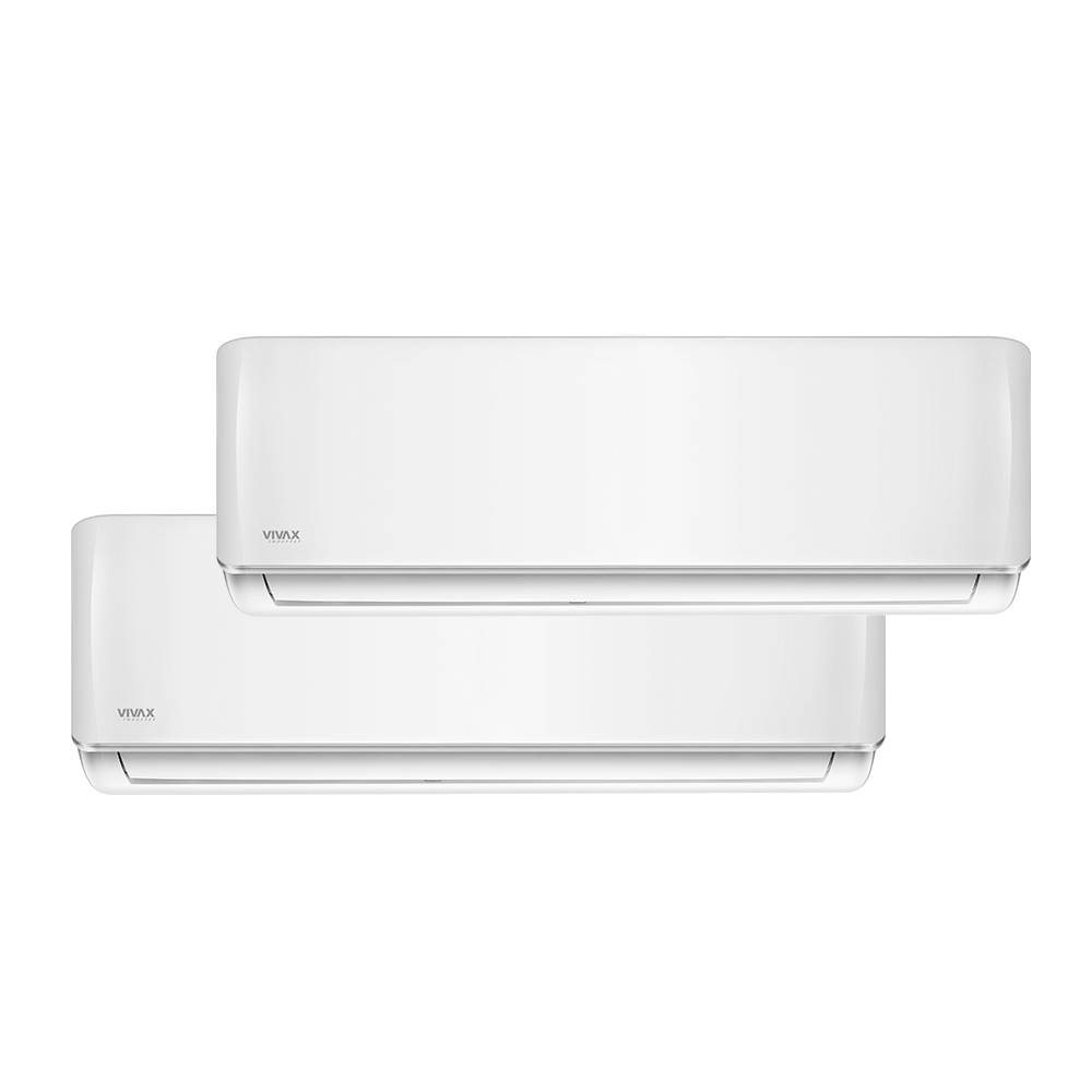 Aer conditionat multisplit Vivax 18000 BTU, 2 unitati R-design, 9+12 BTU