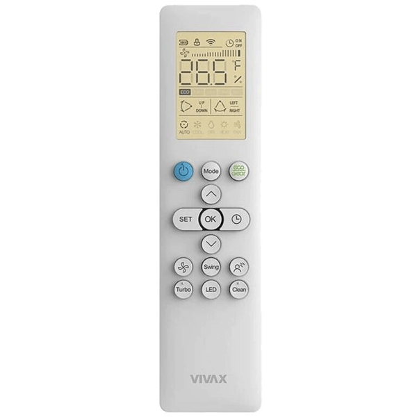Aer conditionat multisplit Vivax 14000 BTU, 2 unitati N-design, 7+7 BTU