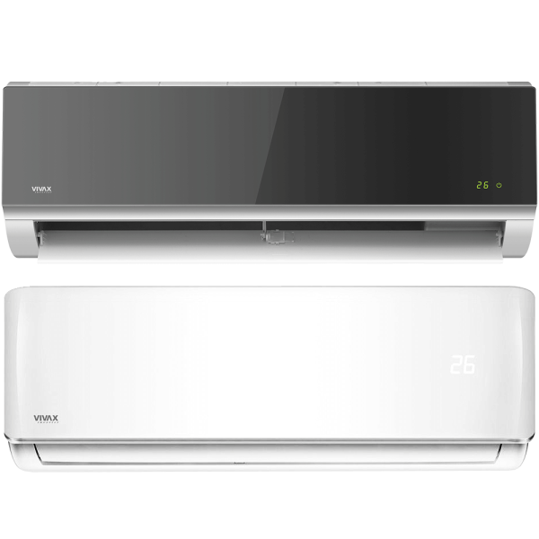 Aer conditionat multisplit Vivax 27000 BTU, 3 unitati R-design, 9+9+12 BTU, White/Silver Mirror