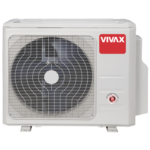 Aer conditionat multisplit Vivax 27000 BTU, 3 unitati R-design, 9+9+12 BTU, White/Silver