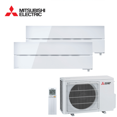 Aer conditionat multisplit Mitsubishi Electric 18000 BTU - 2 unitati MSZ-LN, 9+9 BTU, Pearl White