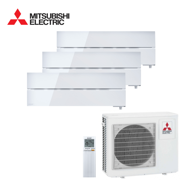 Aer conditionat multisplit Mitsubishi Electric 24000 BTU - 3 unitati MSZ-LN, 12+12+12 BTU, Pearl White