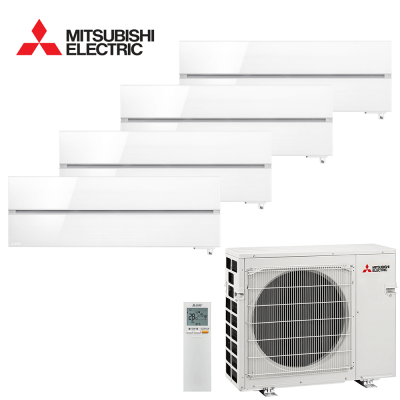 Aer conditionat multisplit Mitsubishi Electric 27000 BTU - 4 unitati MSZ-LN, 9+9+9+9 BTU