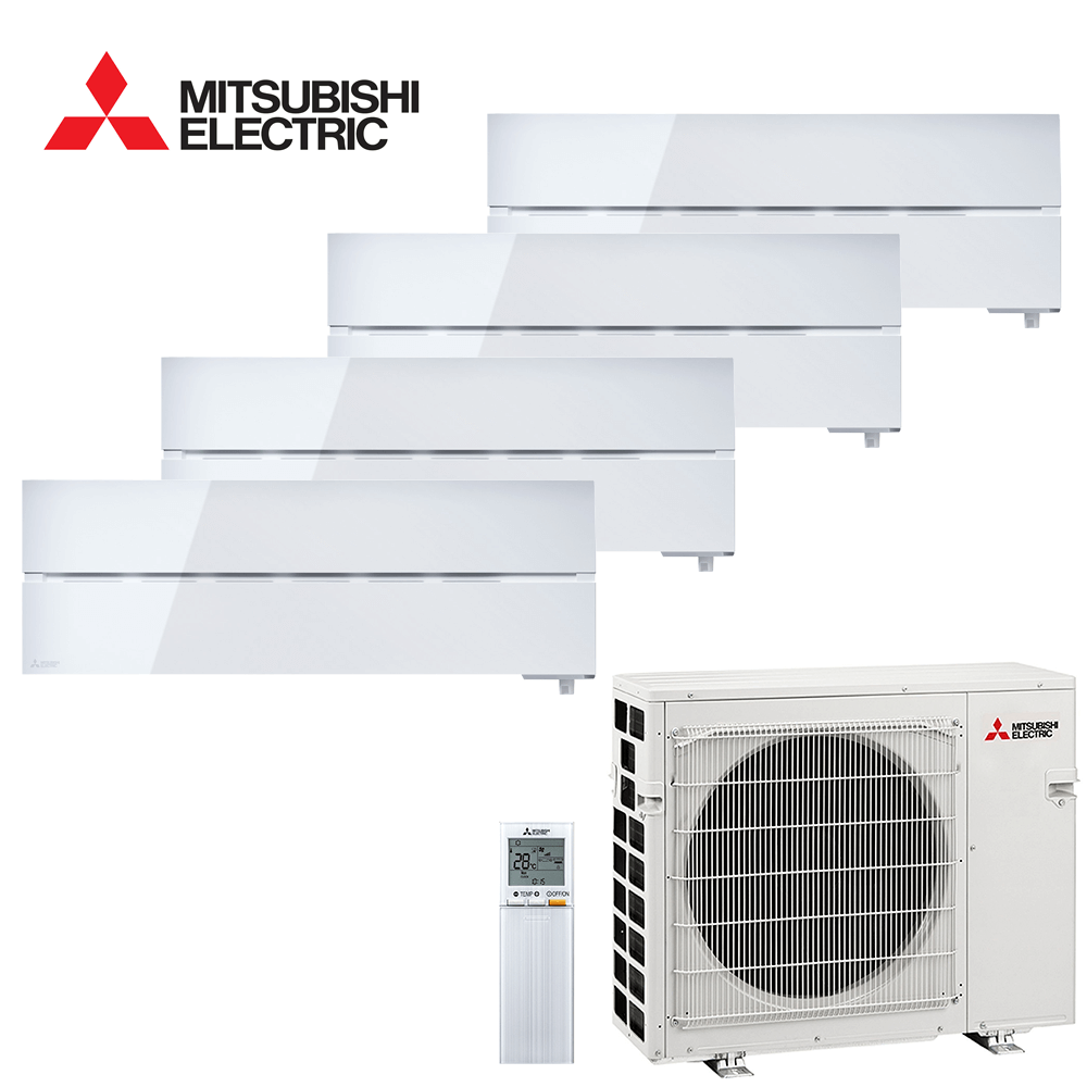 Aer conditionat multisplit Mitsubishi Electric 27000 BTU - 4 unitati MSZ-LN, 9+9+9+9 BTU, Pearl White