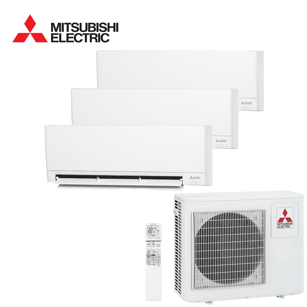 Aer conditionat multisplit Mitsubishi Electric 24000 BTU - 3 unitati MSZ-AY, 12+12+12 BTU