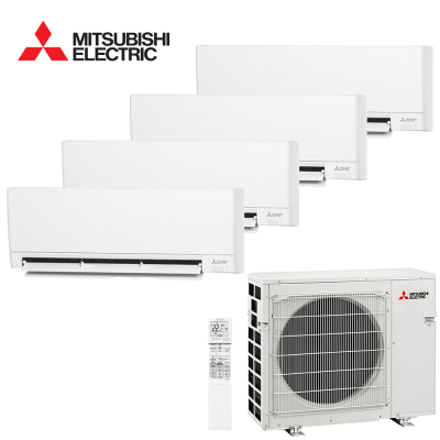 Aer conditionat multisplit Mitsubishi Electric 27000 BTU - 4 unitati MSZ-AY, 9+9+9+9 BTU