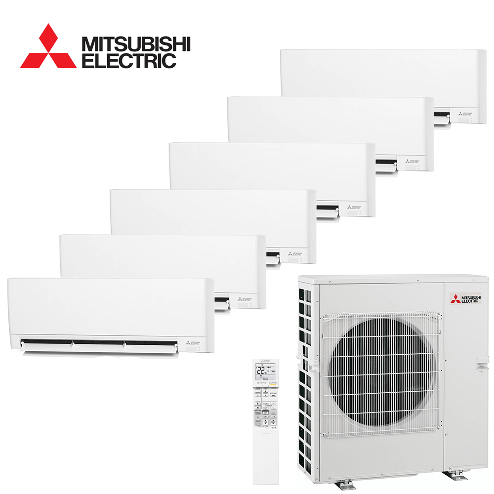 Aer conditionat multisplit Mitsubishi Electric 42000 BTU - 6 unitati MSZ-AY, 9+9+9+9+9+9 BTU