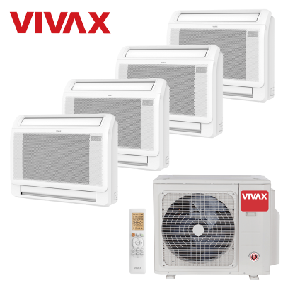 Aer conditionat multisplit Vivax 36000 BTU - 4 unitati de Pardoseala, 9+9+9+12 BTU