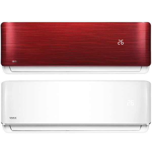 Aer conditionat multisplit Vivax 28000 BTU, 4 unitati R-design, 9+9+9+12 BTU, White/Red