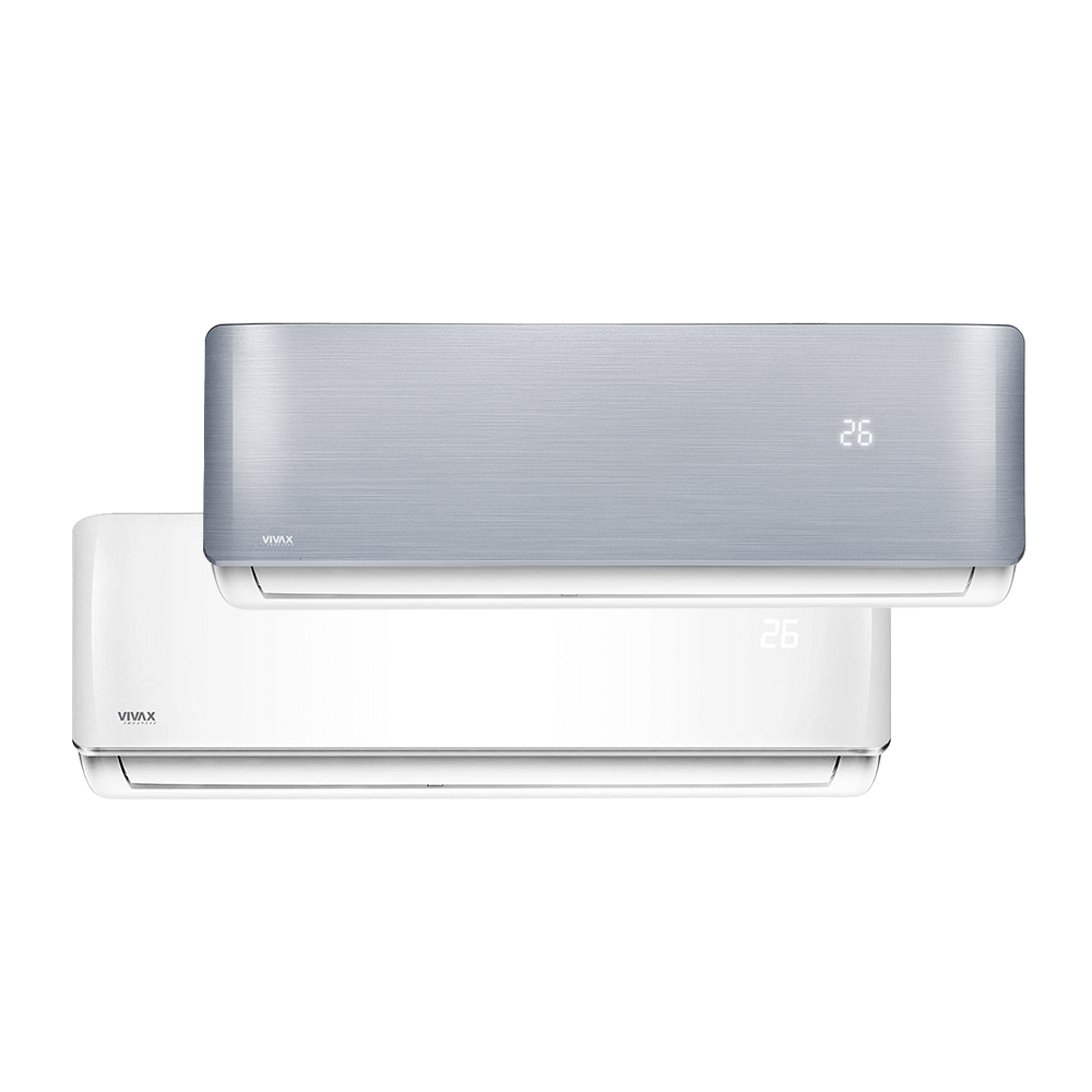 Aer conditionat multisplit Vivax 36000 BTU, 4 unitati R-design, 9+9+9+12 BTU, White/Silver
