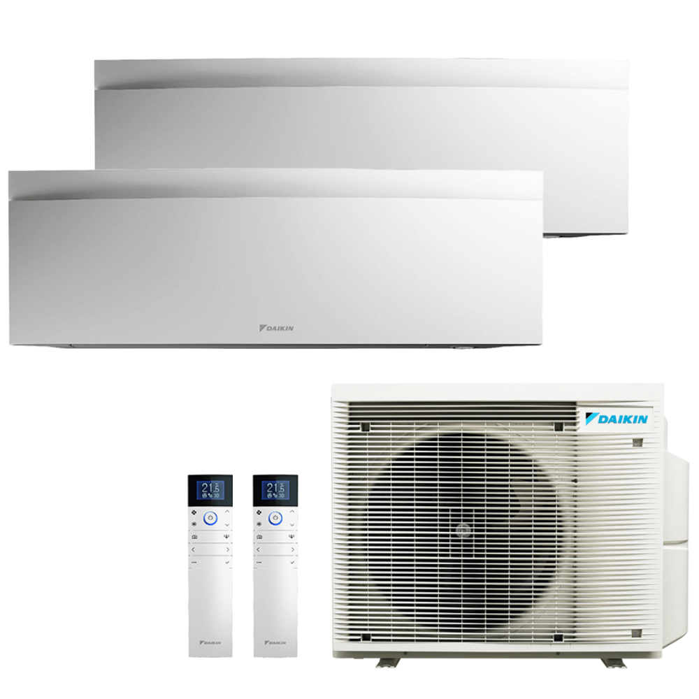 Aer conditionat multisplit Daikin 14000 BTU - 2 unitati Emura, 9+9 BTU