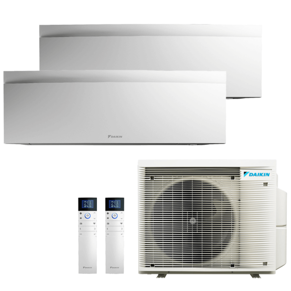 Aer conditionat multisplit Daikin 14000 BTU - 2 unitati Emura, 9+9 BTU