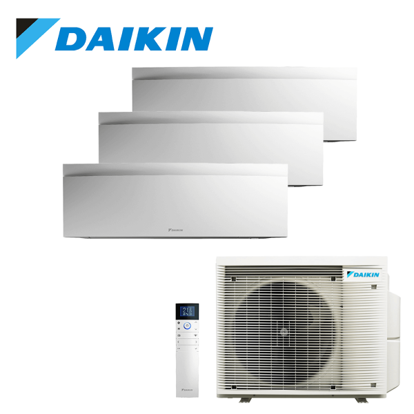 Aer conditionat multisplit Daikin 24000 BTU - 3 unitati Emura, 9+9+12 BTU