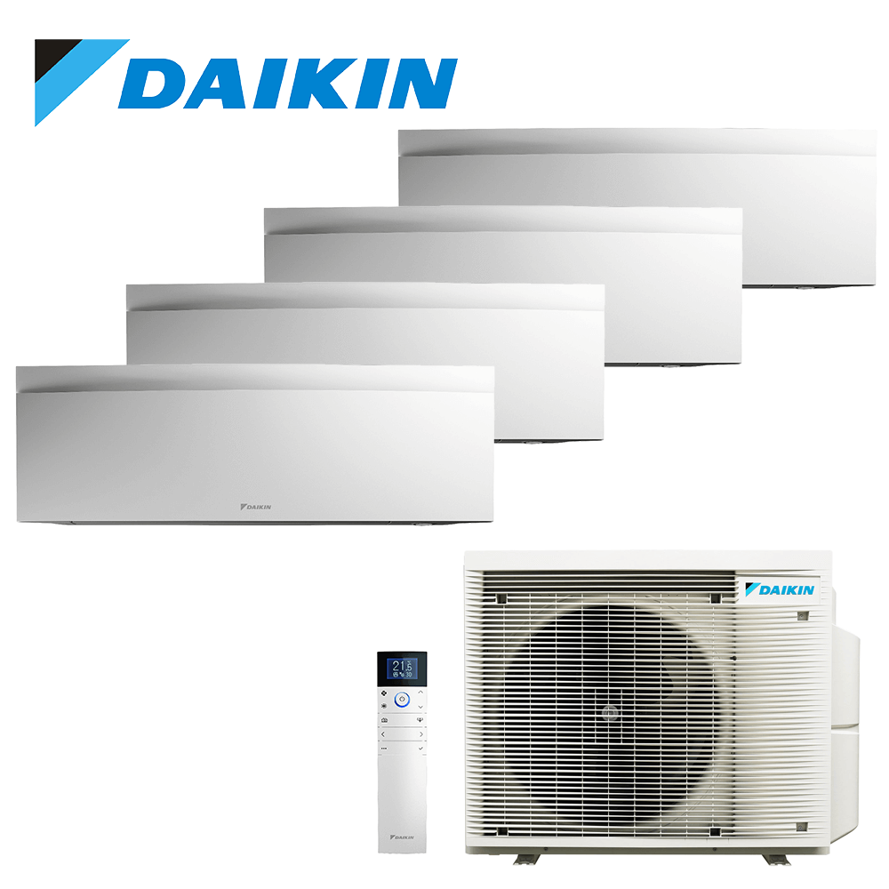 Aer conditionat multisplit Daikin 27000 BTU - 4 unitati Emura, 9+9+9+12 BTU