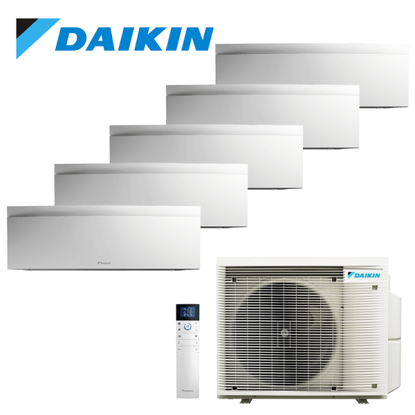 Aer conditionat multisplit Daikin 30000 BTU - 5 unitati Emura, 9+9+9+9+12 BTU