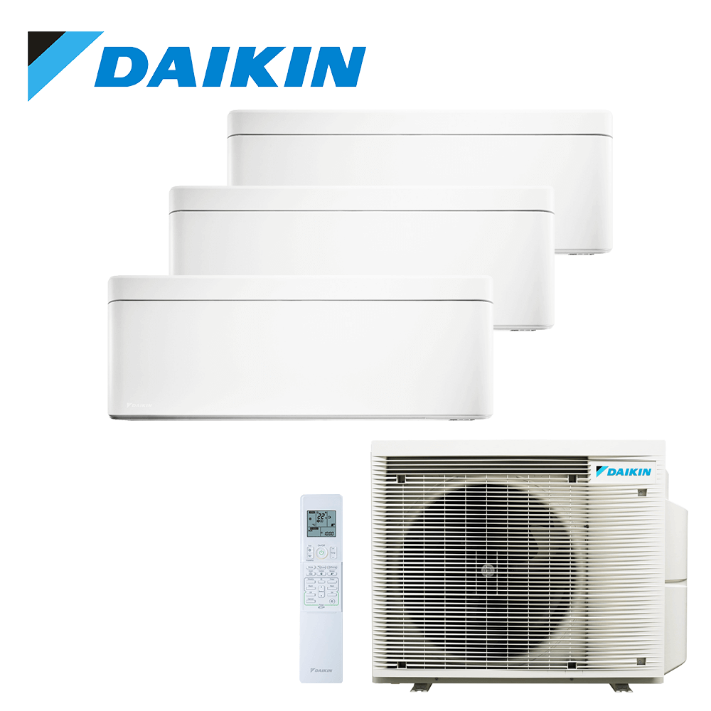 Aer conditionat multisplit Daikin 24000 BTU - 3 unitati Stylish, 9+9+9 BTU