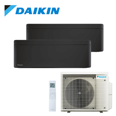 Aer conditionat multisplit Daikin 14000 BTU - 2 unitati Stylish, 7+7 BTU, Black