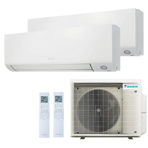 Aer conditionat multisplit Daikin 18000 BTU - 2 unitati Perfera, 9+9 BTU, WiFi