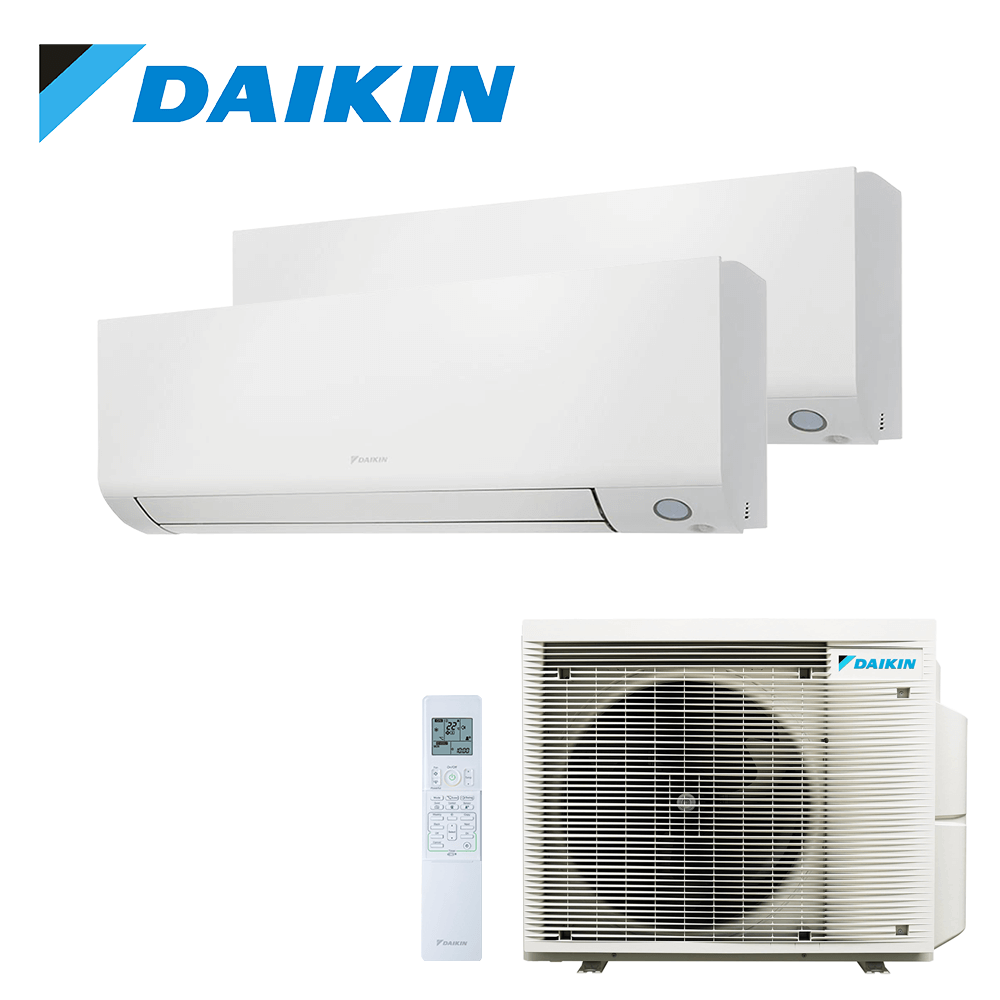 Aer conditionat multisplit Daikin 18000 BTU - 2 unitati Perfera, 12+12 BTU, WiFi