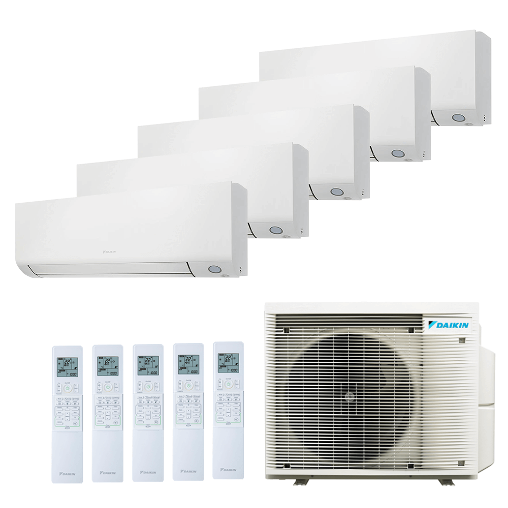 Aer conditionat multisplit Daikin 30000 BTU - 5 unitati Perfera, 9+9+9+9+9 BTU, WiFi
