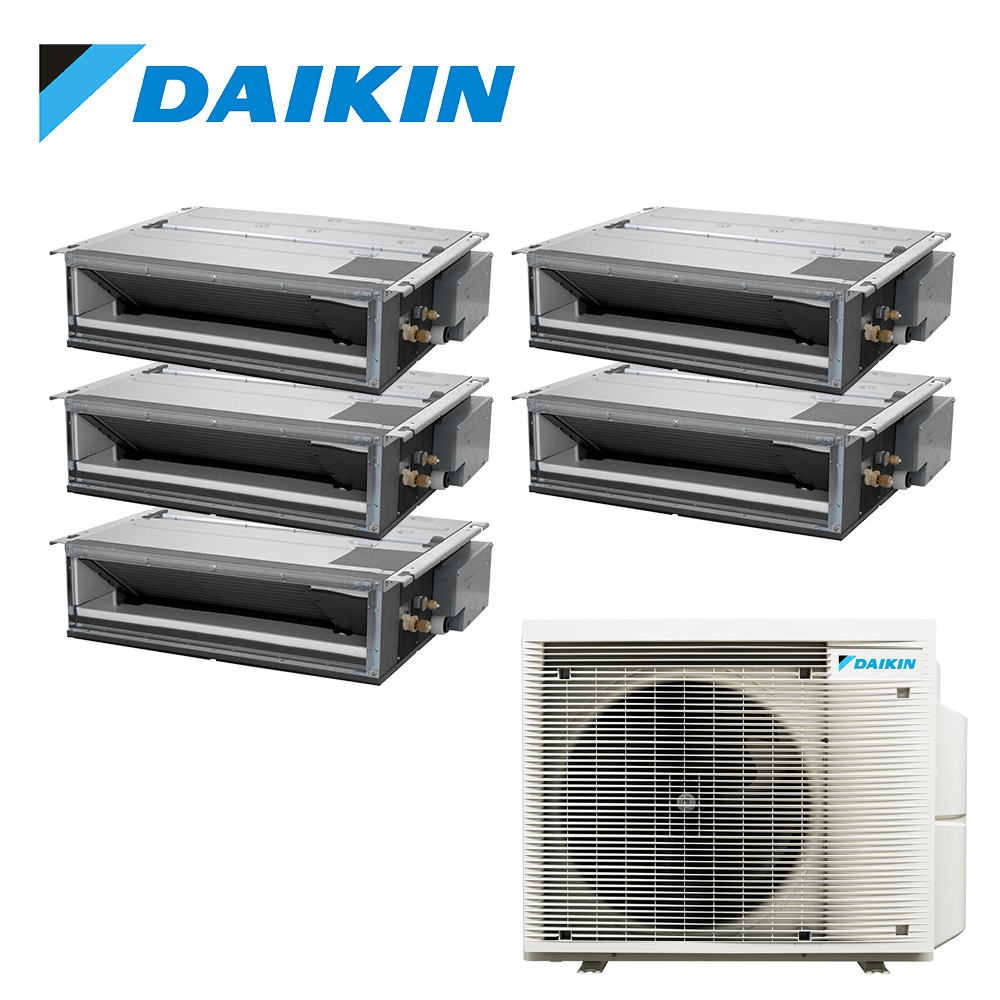 Aer conditionat multisplit Daikin 30000 BTU - 5 unitati Duct de tavan, 9+9+9+9+9 BTU