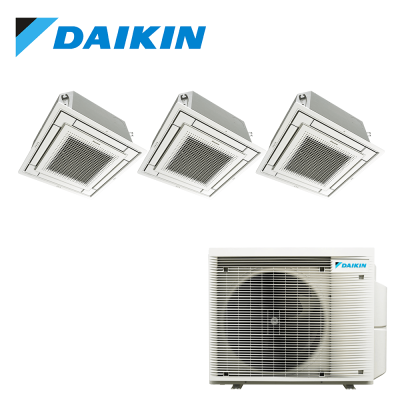 Aer conditionat multisplit Daikin 24000 BTU - 3 unitati Caseta de tavan, 9+9+9 BTU