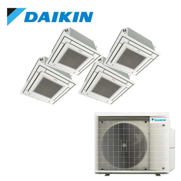 Aer conditionat multisplit Daikin 27000 BTU - 4 unitati Caseta 4 directii, 9+9+9+9 BTU