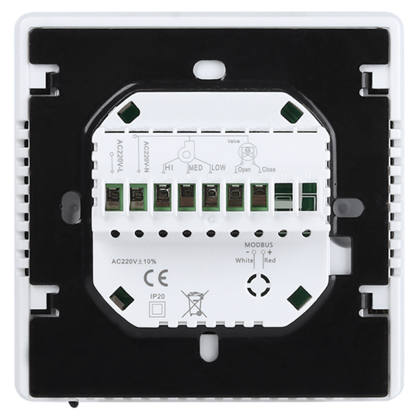 Termostat AERO Seria TP528 pentru Ventiloconvector 4 tevi - WiFi, Alb