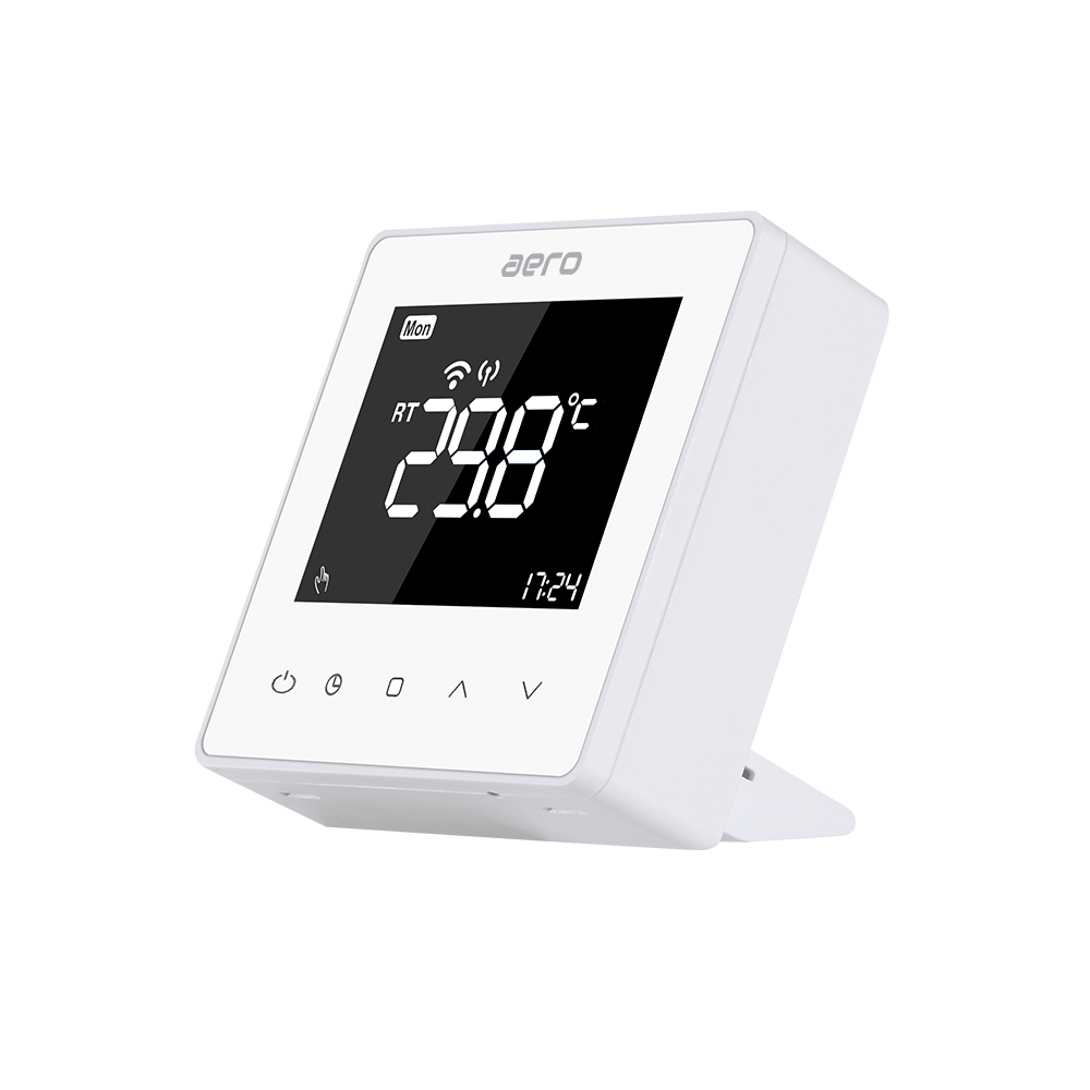 Termostat AERO Seria TP618 pentru Centrala Termica fara fir - Wireless, Alb