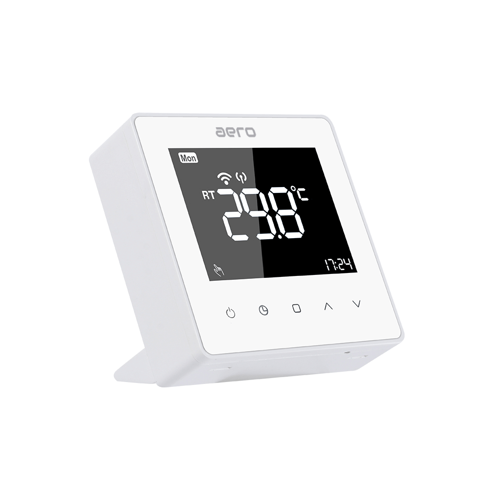 Termostat AERO Seria TP618 pentru Centrala Termica fara fir - Wireless, Alb