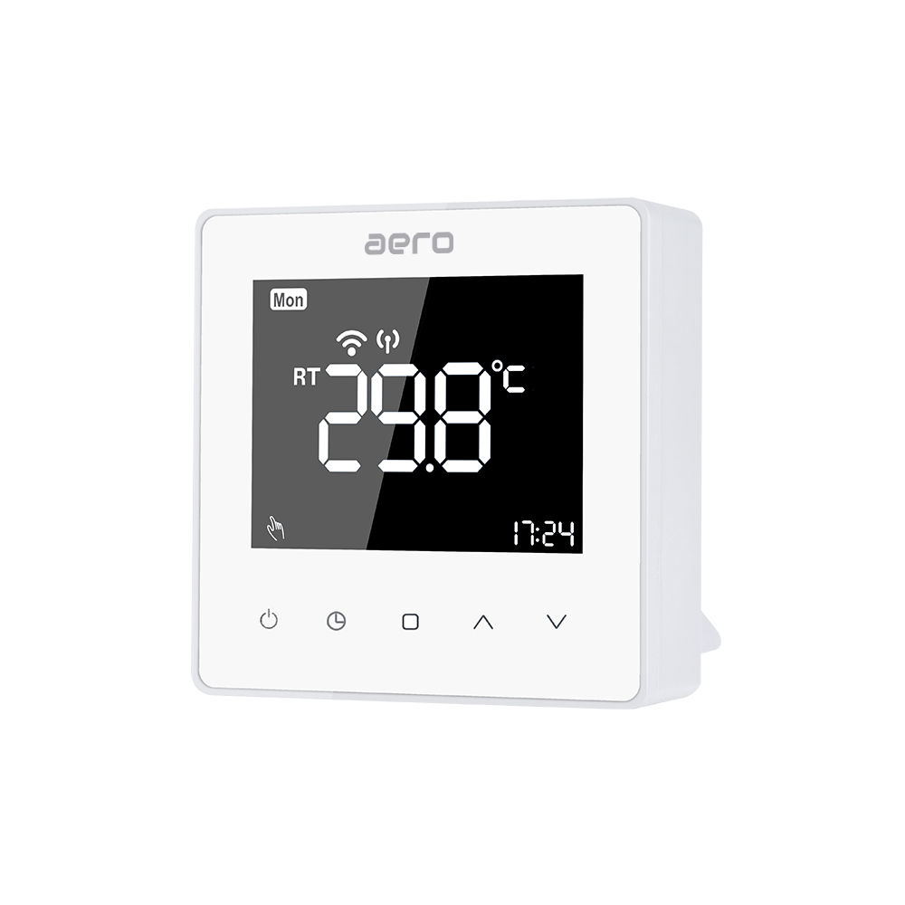 Termostat AERO Seria TP618 pentru Centrala Termica fara fir - Wireless, Alb