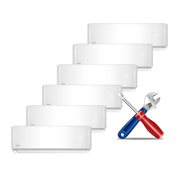 Montaj Aer Conditionat Multisplit - 6 unitati interioare