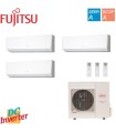 Aer Conditionat MULTISPLIT FUJITSU 2x ASYG09LMCA + ASYG12LMCA Triplu Split Inverter