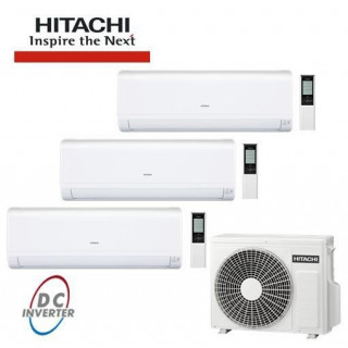 Aer Conditionat MULTISPLIT HITACHI 2x RAK25QPA + RAK35QPA Triplu Split Inverter