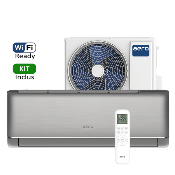 Aer conditionat Aero Elite 18000 BTU - Kit inclus, Grey Shadow