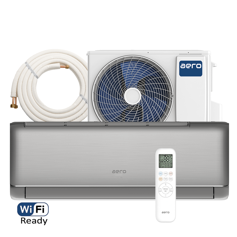 Aer conditionat Aero Elite 9000 BTU - Kit inclus, Grey Shadow