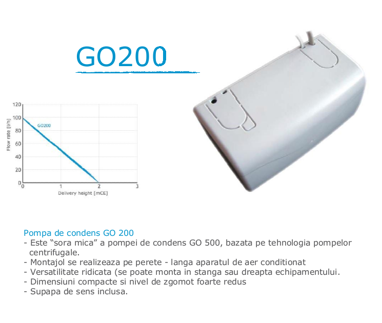 Pompa De Condens Gotec Go 200