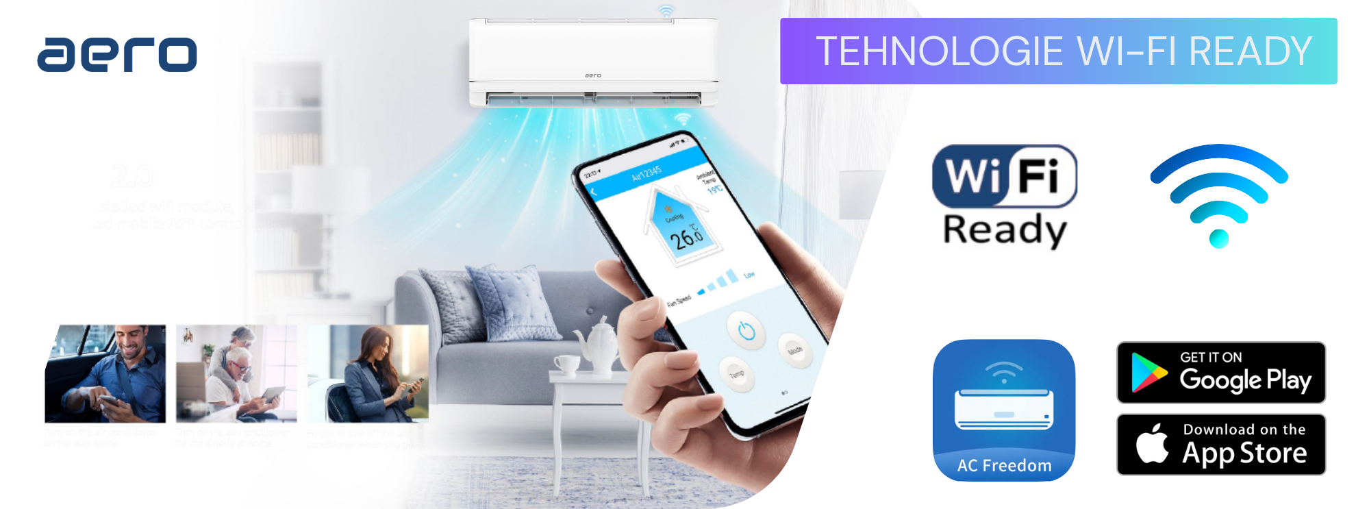 aer conditionat Aero Elite wi-fi ready
