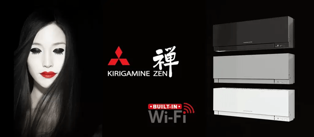 Functii aer conditionat Mitsubishi Electric MSZ-EF Kirigamine Zen R32 Wi-Fi integrat V-Blocking