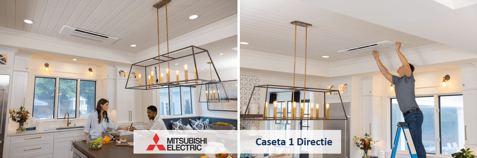 Aer conditionat Mitsubishi Electric MLZ-KP caseta 1 directie R32 Inverter Wi-Fi optional