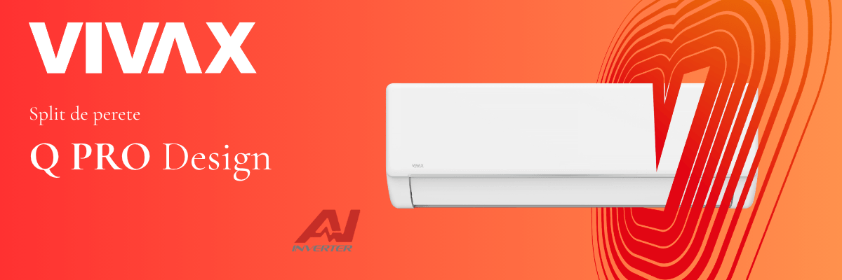 Functii aer conditionat Vivax Q-Design PRO R32 AI Inverter AI ECO Wi-Fi Ready